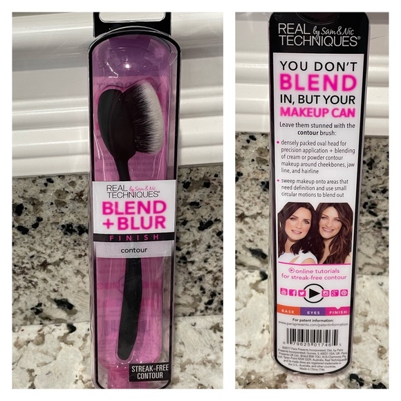 REAL Techniques blend and blur finish contour brush NWT - Picture 2 of 3